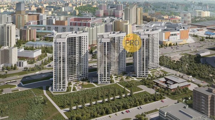 3-к. квартира, 95,4 м², 11/25 эт.