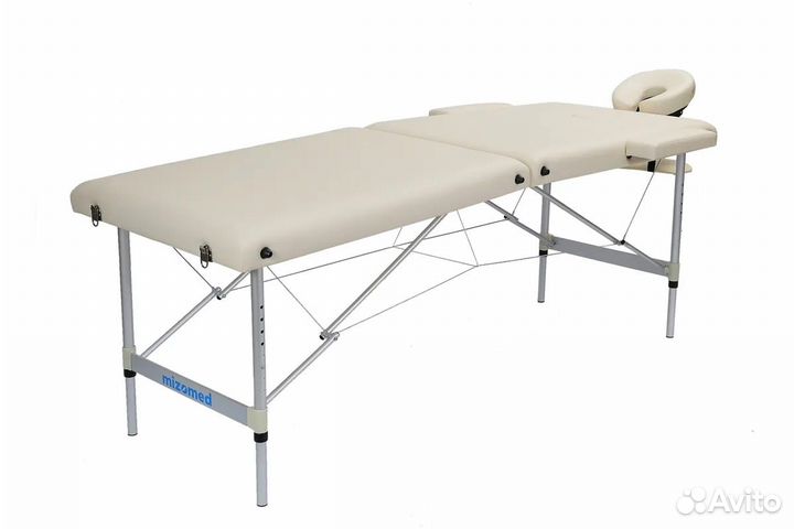 Массажный складной стол Standart AL2 крем