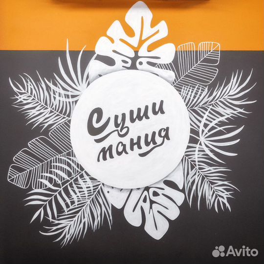 Роспись меловых досок/стен, леттеринг/каллиграфия