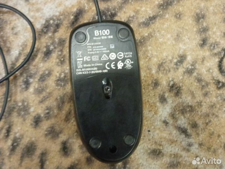 Мышь logitech b100