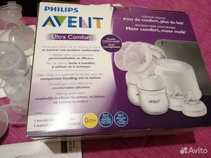 Молокоотсос avent электрический