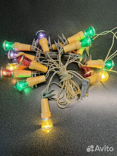 Елочная гирлянда СССР 