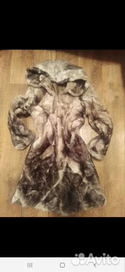 Шуба мутоновая детская