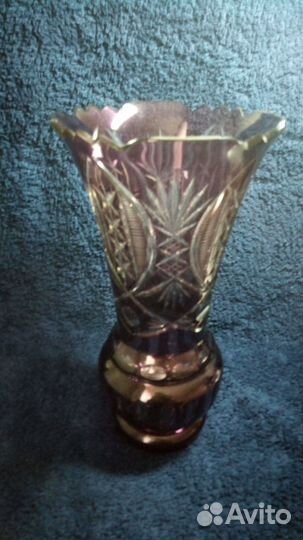Ваза хрустальная