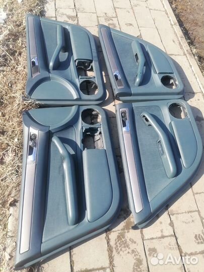 Дверные карты audi a6 c5 зелёные