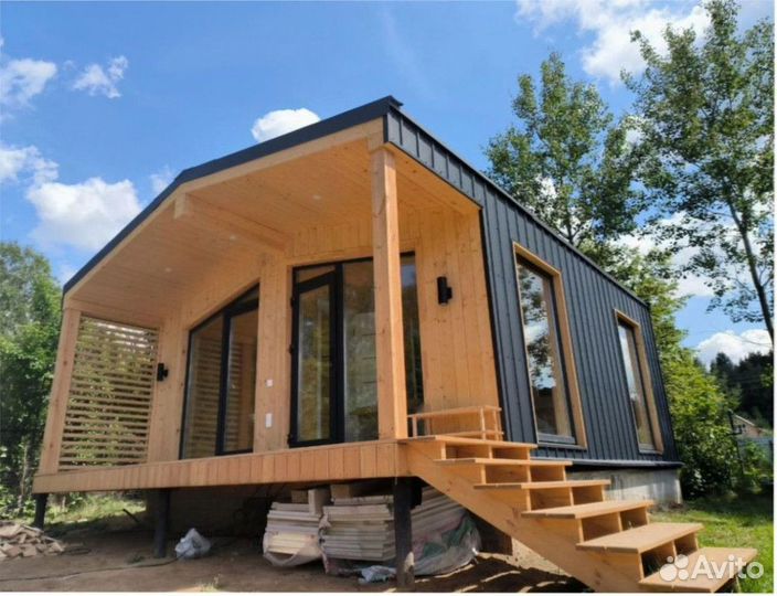 Каркасный всесезонный дом с доставкой 60 м кв, арт. гу-7371