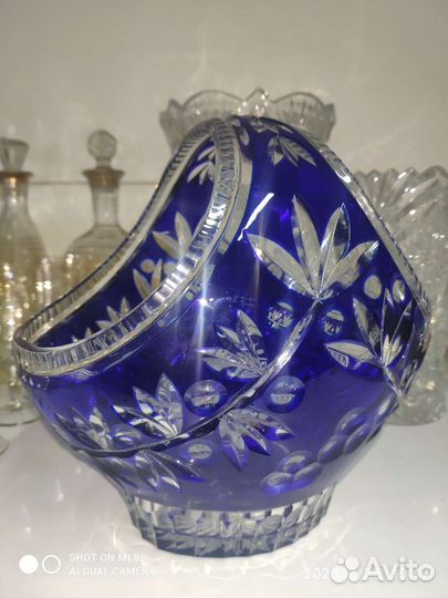 Хрустальная конфетницы СССР