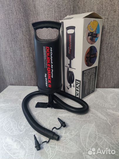 Насос ножной ручной Intex для надувных матрасов