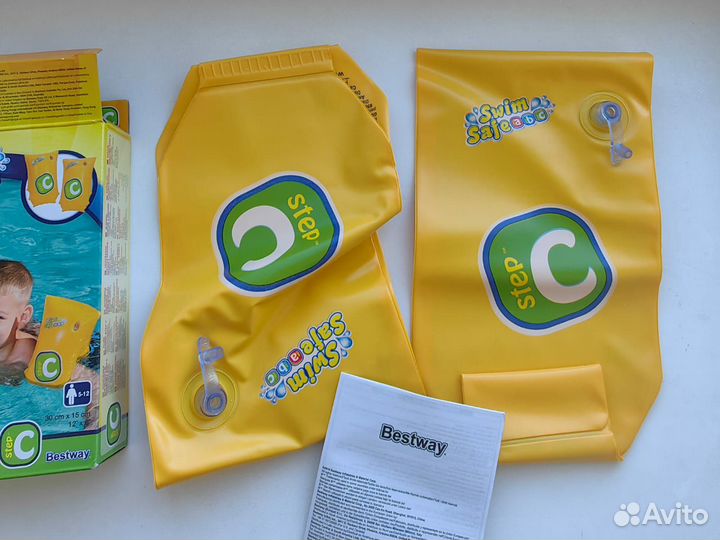 Новые детские нарукавники для плавания Bestway