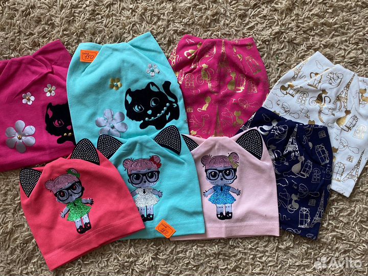 Шапочки на девочку