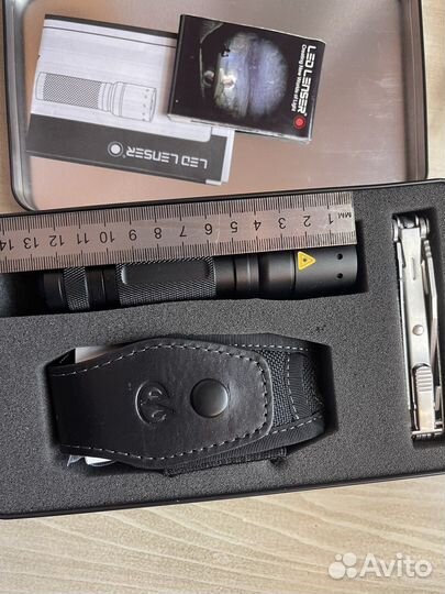 Набор подарочный Фонарь+ мультитул Leatherman