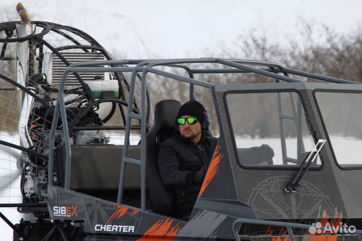 Аэролодка SibEX Читер 200 л.с Турбо Рестайлинг