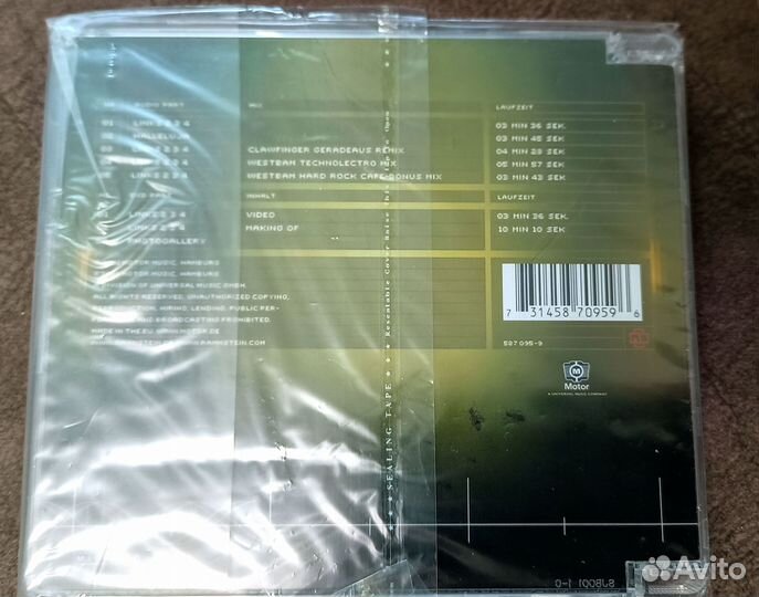 Rammstein Синглы Links 2-3-4 CD и DVD Очень редкие