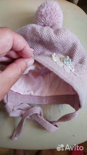 Шапки для девочки, р. 46-48, 48-50
