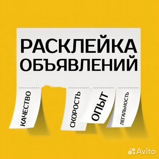Расклейщик листовок/ объявлений