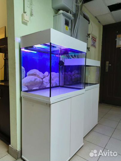 Аквариум 132 свет биофильтр фон подставка