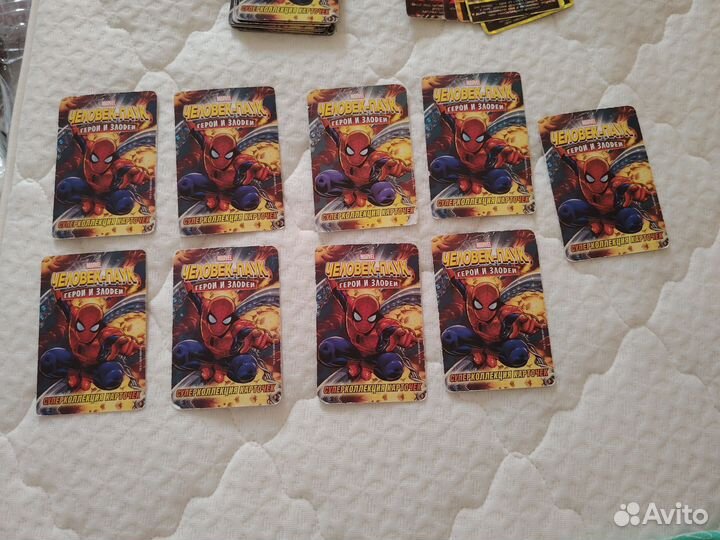 Человек паук герои и злодеи карточки