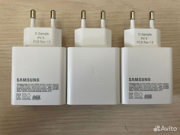 Адаптер блок питания Samsung EP-TA865 65W type-C