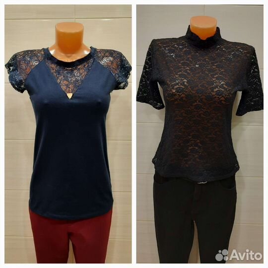 Кофточки женские с кружевом р. 44-46