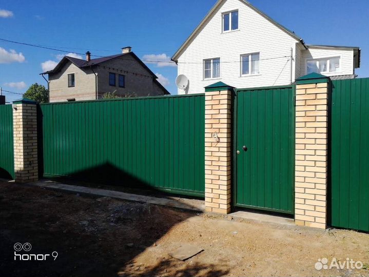 Откатные ворота под ключ