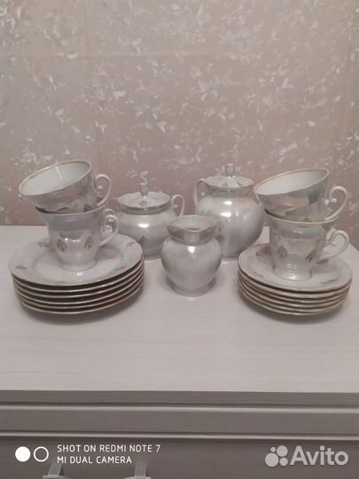 Чайный сервиз фарфор винтаж СССР