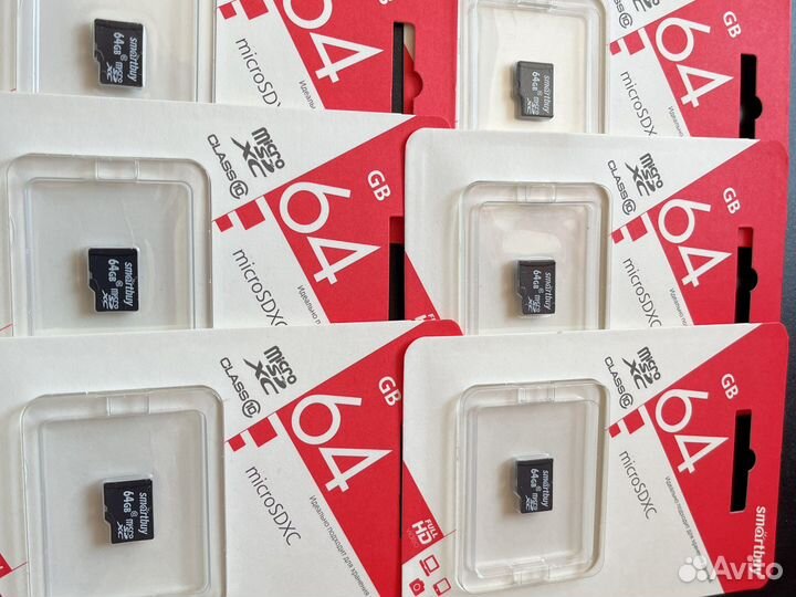 Карта памяти MicroSD 64gb