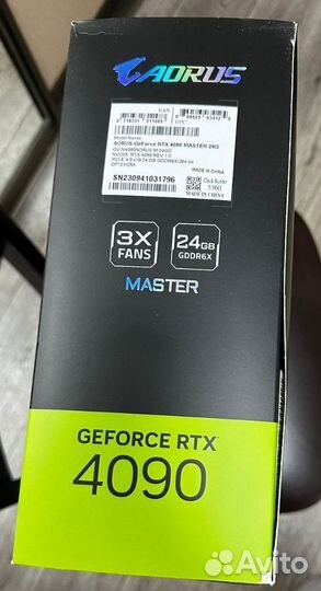 Видеокарта Gigabyte RTX 4090 aorus master