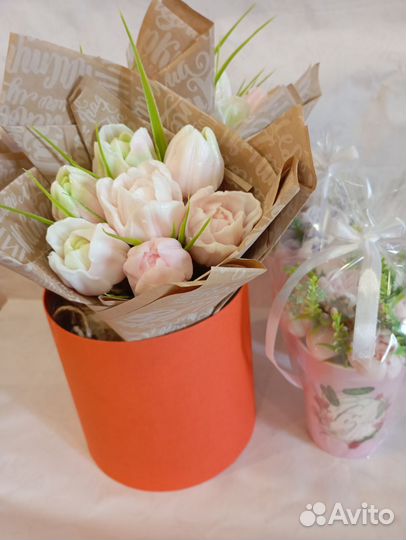 Букет цветов из мыла