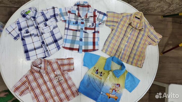 Рубашки на мальчика на 1,5-2 года