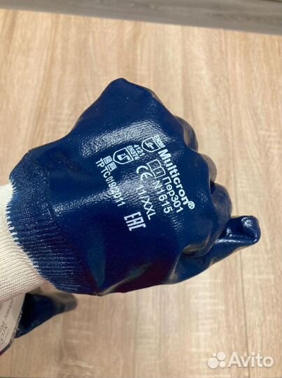 Перчатки хб пвх