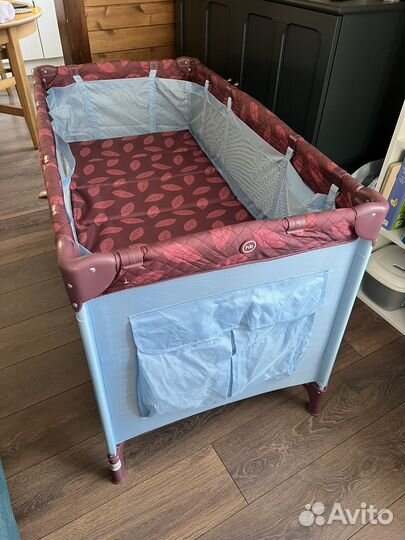 Кровать манеж happy baby martin