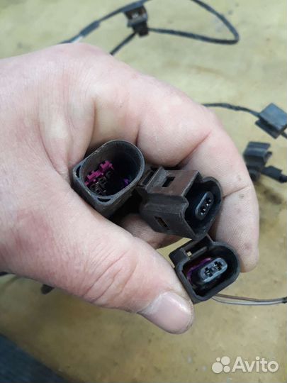 Пассат проводка подсветки номера Passat B6 05-10