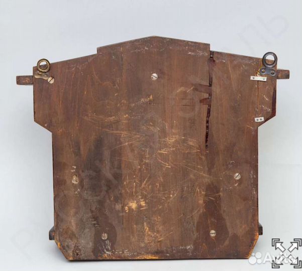 Старинная деревянная навесная аптечка