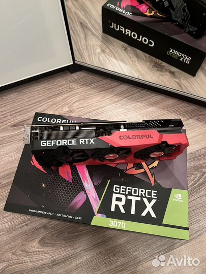 Colorful rtx 3070 с коробкой