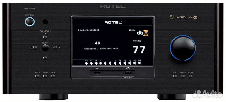Новый Ресивер Rotel RAP-1580 mkll Black