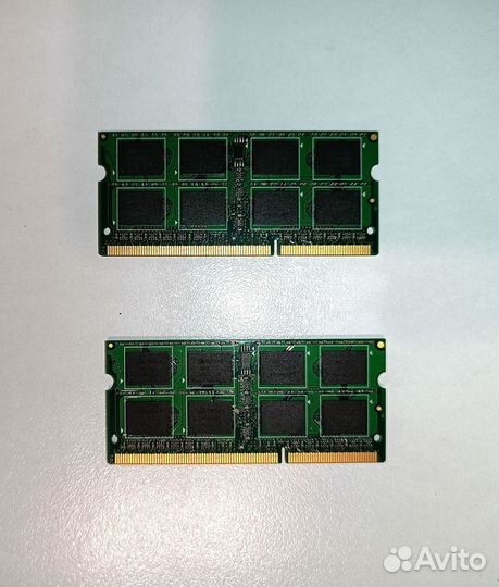 Оперативная память ddr3 для ноутбука 4gb + 4gb