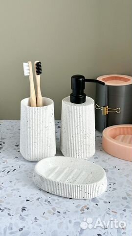 Набор силиконовых форм «Дозатор и мыльница»