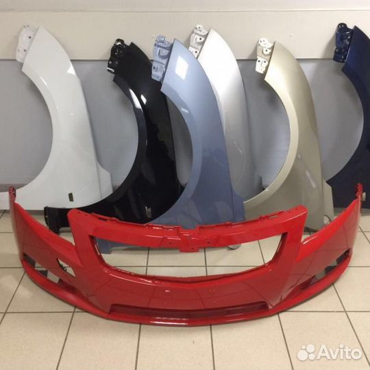 Новый передний бампер Chevrolet Cruze в цвет авто