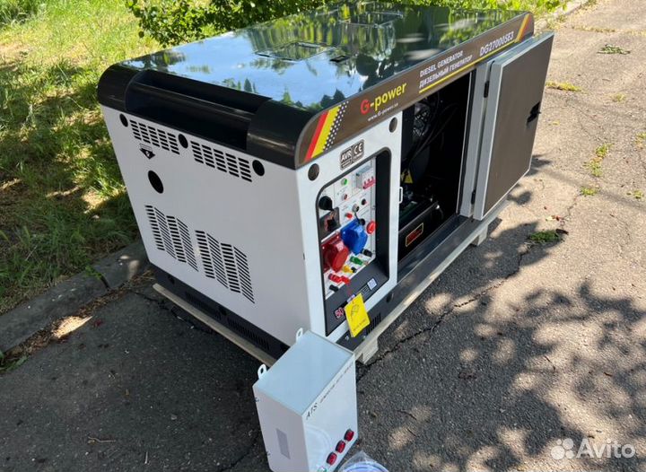 Дизельный генератор 10 kW g-power трехфазный