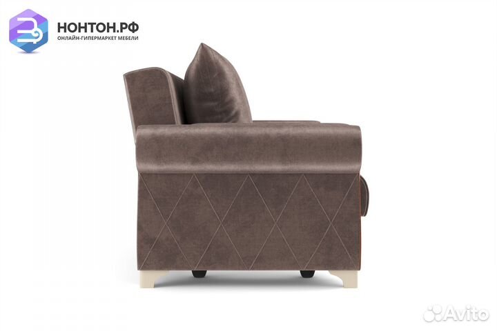 Диван книжка Порто М коричневый