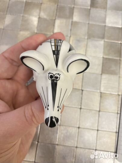 Керамическая фигурка мышь