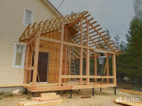 Пристройка, терасса, веранда,беседка