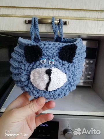 Корзина-органайзер-карман,новая из хлопка