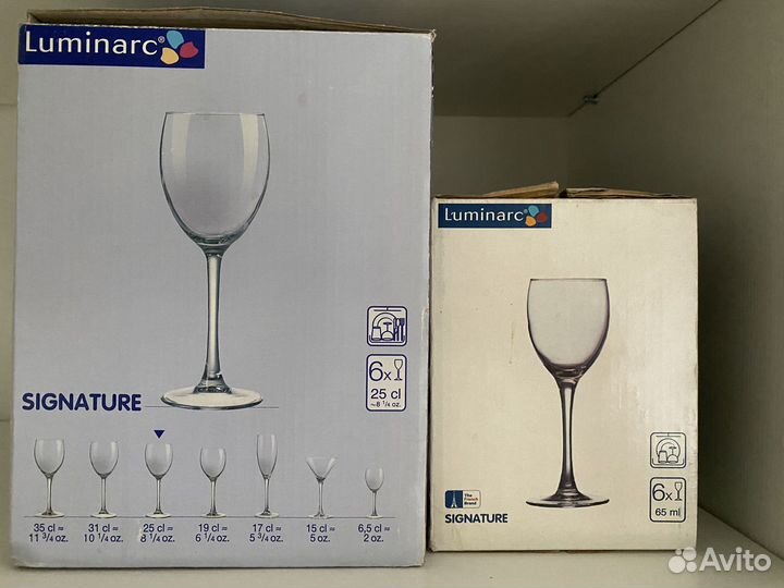 Бокалы и рюмки