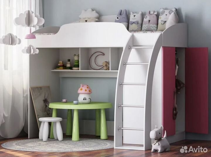 Детская кровать-чердак Соня-1 (Верхняя)