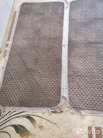 Комплект накидок на угловой диван