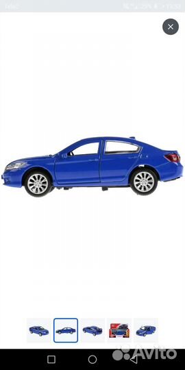 Машина коллекционная Honda Accord инерционная