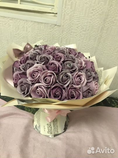 Букет из мыла