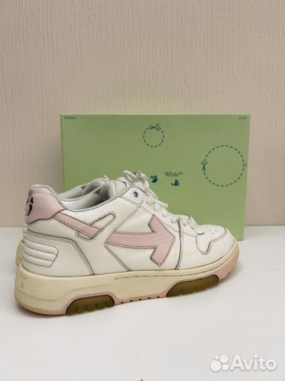 Off white out of office розовые