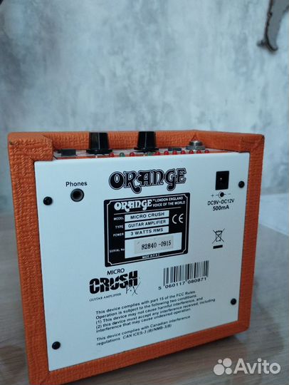 Комбоусилитель Orange Micro crush